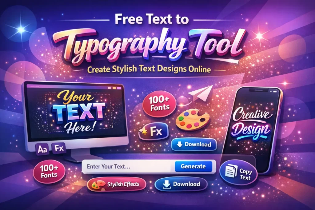 Free Text to Typography Tool
